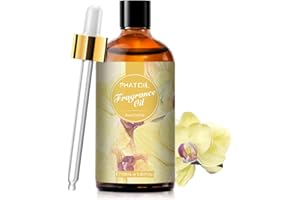 PHATOIL Orquídea Negra Aceite Esencial, Aromaterapia Aceites Esenciales para Humidificador, Aceite Perfumado de Orquídea Negra para Difusor - Black Orchid 100 ml