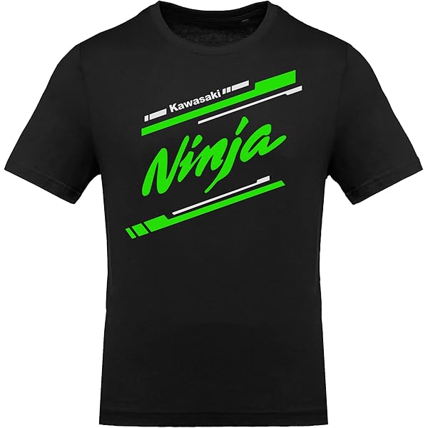 Buy Fastb Kawa ZX Half Sleeve Tshirt (Small) Black at Amazon.in