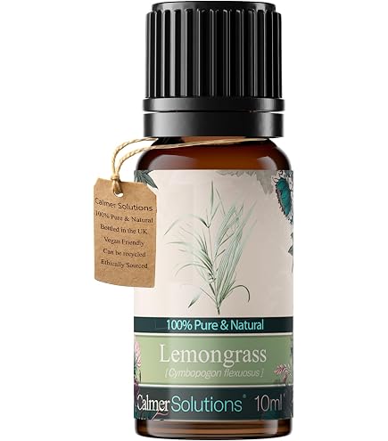 Olio Essenziale Puro Di Citronella Biologico Al 100% - 30 Ml (1 Oz