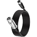 XMSJSIY Câble MIDI vers XLR MIDI 5 broches DIN mâle vers XLR femelle 3 broches - Câble audio adaptateur pour instrument organe électronique, mixeur, piano, pédalier, synthétiseur - 1,5 m
