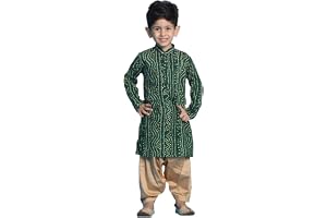VASTRAMAY Boys VASTRAMAY Boy's Maroon and Rose Gold Kurta Patiala Set Fashion Vest (pack of 2)