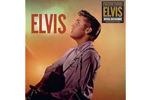 2025 Calendar Elvis Collector's Edition Record Sleeve Month to View Square Calendar Official Product