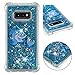 Produktbild Misstars Glitzer Flüssig Hülle für Samsung Galaxy S10 Lite/ S10e, Bling Transparent Weich TPU Silikon mit Muster Delphin Design Backcover Ultra Slim Kratzfeste Stoßfest Schutzhülle