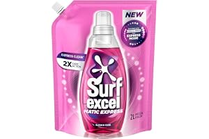 Surf Excel Matic Express Liquid Detergent Express Clean with 2X Care Action 2ltr pouch