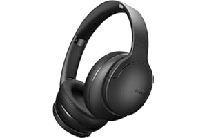 DOQAUS [Ulepszony] Słuchawki Bezprzewodowe Bluetooth V5.3, czas Odtwarzania 90 Godziny Słuchawki Wokółuszne z pałąkiem na głowę z trybami 3 EQ,Słuchawki z Mikrofonem do Komórkowych/Xiaomi/TV/PC-Czarny