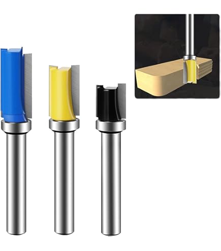 Set 4 Frese A Filo Per Legno - Gambo 8mm Con Cuscinetti Intercambiabili Per Fresatrici E Incisioni - Foto 9