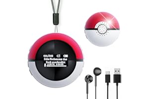 AIANDCC Lecteur MP3 Enfants de 64 Go, 5.0 Bluetooth MP3, en Forme de Mini Monster Ball, Lecture de Musique, Haut-Parleur, Radio FM, Enregistrement et de Podomètre, avec Écouteurs et Cordon