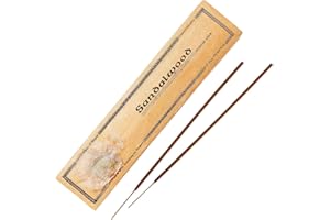 ‎BODHI Bodhi® Premium Sandal Wood Räucherstäbchen, aus Nepal, 100% natürlich & Bio,15 stück