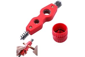 THIREI Limpiador de Tubos de Cobre, Desbarbador de Tubos de cobre, Limpiador de Tubos de Cobre y Desbarbador de Tubos de Cobre, Escariador Tubos Cobre, para Tubos de Cobre de Plástico de Uso General