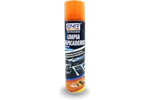 ENR-Limpia Salpicaderos Coche, Limpiador Tapiceria Coche,Limpia Tapicerias Coche Vinilo Y GOMA-Protector Interior Coche Protege Daño UV-Aire Evolución（AFRUTADO）EFECTO MATE-400ml