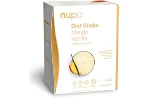NUPO Diet Shakes for Weight Loss for Women & Men (12 Servings) | Tasty Meal Replacement Drinks | Clinically Proven Food Replacement Shakes for Weight Management I Very Low-Calorie Diet, GMO Free