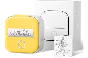 ASprink Taschen-Fotodrucker für Smartphone – Mini-Handydrucker, Aufkleberdrucker – tragbarer Fotodrucker für Handy, T02 Bluetooth Miniprint Fotodrucker, Handydrucker für Scrapbook