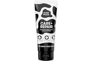 ‎HAKA EUTERPFLEGE Care + Repair Creme, 200ml, intensive Pflege für trockene Haut, Feuchtigkeitscreme für Hand und Körper, parfümfrei, Allergiker geeignet