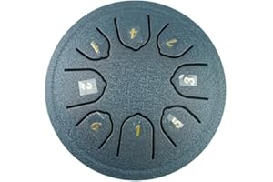 YXRRVING Buddha Stones Mini Steel Tongue Drum, 8 Note Worry Free Drum, 11,4 cm Handpan Drum, Percussion Handpan Drum Kit for Meditation Entertainment Musical Education