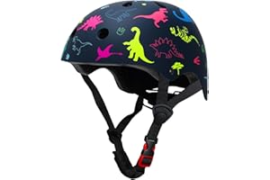 ‎YOOXARMOR YOOXARMOR Fahrradhelm Kinder, Verstellbar Skaterhelm Reithelm Kinderhelm für 3-5-8 Jungen und Mädchen Kinderfahrradhelm Leicht Einstellbar 50-54CM für Fahrrad Roller Skateboard Scooter