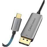 CableCreation 8K Usb C To Displayport Cable 6Ft, Type-C To Dp 1.4 Cord 32.4Gbps, 8K@60Hz 4K@60Hz/144Hz 2K@165Hz, Thunderbolt 