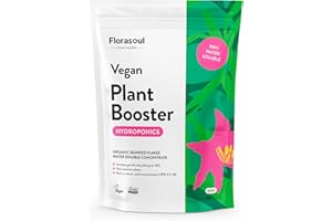 Florasoul® Engrais Hydroponique Bio Vegan Organique, 100% Soluble dans l'Eau, Très Concentré NPK 3-5-18, Jusqu'à 30% de Croissance et de Rendement Supplémentaires, Directement du Fabricant 500g/ 350l