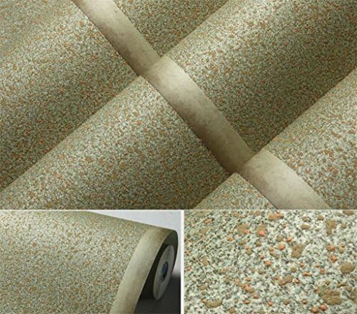 Mediterranean solid color / flocking 3D particles nonwoven wallpaper / living room, bedroom, dining room, horizontal background wallpaper, 0.53 * 10m , 3