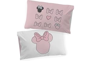 Jay Franco Disney Minnie One of a Kind 100% Baumwolle Kopfkissenbezüge im 2er-Set 50x70 cm