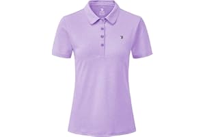 JINSHI Polo de Manga Corta Camisa de Golf para Mujer