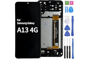 iYAiYO Schermo LCD Display Digitalizzatore Touch Screen Ricambio Compatibile con Samsung A13 4G SM-A135F Schermo Completo con Cornice-Nero