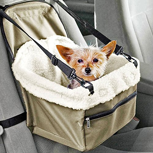 Prime-Paws-Folding-Dog-Travel-Booster-Bag-Cat-Puppy-Pet-Car-Seat-Carrier-Safety-Belt-Cover