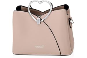 NICOLE & DORIS Women's Handbag Top Handle PU Leather Messenger Bag Fashion Shoulder Bag Cute Tote Bag