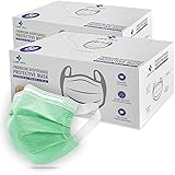 Careview N95 3 Ply Disposable Face Mask Box with FABRIC Earloop and built in Nose Pin