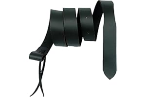 WEMBILS Latigo Cinch-Gurt aus Leder für Westernsattel mit Löchern