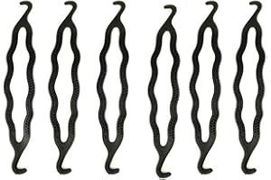 ERICOTRY 6 pezzi plastica Bun Maker Curler/Hair Holders Twist Holder Clip Magic roll Bun Hair twist Braid Maker styling Tool