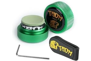 YEUEK TAOM Pool Kreidehalter Runde Form Praktisches Werkzeug Billard Zubehör Magnetische Mini Kreide Spitze Fall Container Runde Box Billard