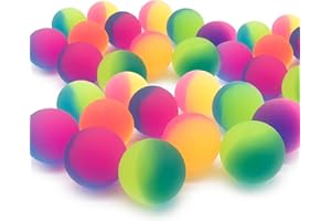 Vimmvid 30 palline colorate in gomma per bambini, adatte per regali per bambini, regali promozionali, eventi, feste, souvenir