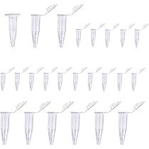 30 Provette Da Centrifuga Coniche - 0.5 Ml, Con Tappi, Per Laboratorio E Ricerca - Foto 4