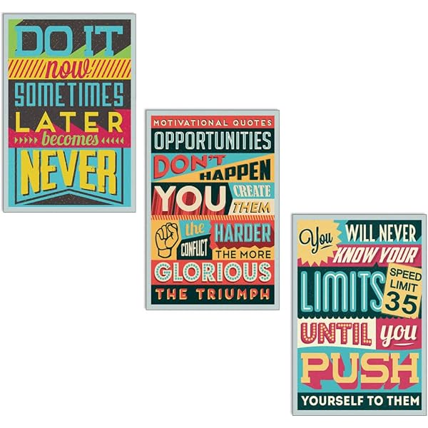 Classroom Decor Easykart Labels Motivational Poster For Classroom - Set ...