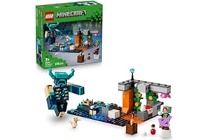 LEGO Minecraft Spotkanie ze strażnikiem, zestaw dla gracza, kreatywna zabawka konstrukcyjna dla chłopca i dziewczynki, pomysł na prezent dla 7-latka, kolekcjonerski gadżet dla gamera 21274