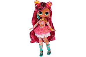 L.O.L. SURPRISE! LOL Surprise Bambola OMG Queens - MISS DIVINE - con 20 sorprese tra cui vestiti, accessori, supporto per bambole e altro - Da collezione - Età: 4+ anni