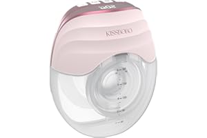 KISSBOBO sacaleches electricos,ligero delgado,con lo esencial para la lactancia materna, ideal para mamás,para amigos y parejas, set de regalo(Rosa 1 piezas)
