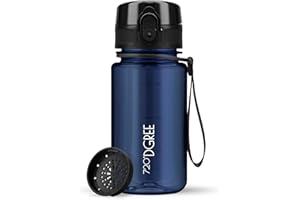 720°DGREE Botella de Agua uberBottle +Infusor de Frutas - 350 ml, 500 ml, 650 ml, 1 l, 1,5 l, sin BPA, Impermeable, antifugas, Reutilizable, Ligera, Ideal para Escuela, Deporte, Fitness, Gimnasio,