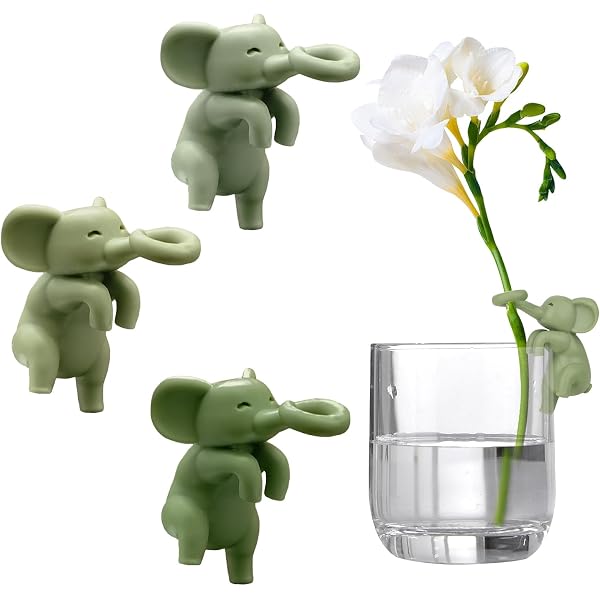 Pflanzenschneidehalter Als Elefant & Bär – Niedliche Stütze Für Sprossen & Stecklinge