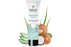 Marlay Cosmetics - Crème Peau Neuve 100 ml - Crème Pieds Secs & Abimés - Hydratante & Anti-transpirante - 99% Origine Naturelle - Prévient Callosités & Cuticules - Fabriquée en France