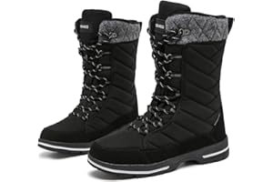 Geweo Stivali Donna Invernali Impermeabile Scarpe da Neve Fodera Calda Scarpe Invernali Outdoor Snow Boots 37-42