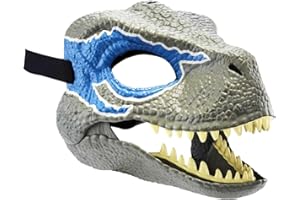 molezu Mit Mund Öffnung Dinosaurier Maske Weihnachten Latex Tier Maske Karneval Party Rollenspiel Tyrannosaurus Rex Prop