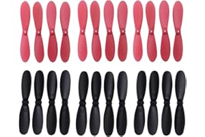 BLLRC 24PCS Drone Elica per HS190 901HS 901S 901H X300C LF606 SG800 E61HW S9 Mini Quadcopter Telecomando Drone Lama Accessori