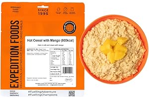 EXPEDITION FOODS EXPEDITIONFOODS.COM Expedition Foods Hot Cereal with Mango - Freeze Dried Meal (800kcal)