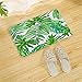 Price comparison product image Door mat 3D Green leaves Durable Non-Slip Bedroom Kitchen Water Absorbent Rugs , 13 , 40*60cm