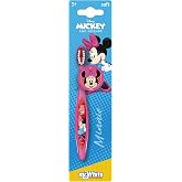 Mr White Minnie Mouse Manual Toothbrush with Soft Rounded Bristles for Children 3+ Years