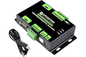 Waveshare Multibus Converter USB/RS485/RS232/TTL - Convertidor aislado industrial compatible con USB/RS232/TTL a RS232/485/TTL, circuitos de protección múltiple integrados, mejor compatibilidad