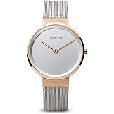 BERING Damenuhr Classic Collection – Edelstahl, Saphirglas, Quarzwerk, Modell 11022-704