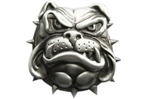 Urban Backwoods Bulldog Head II Gürtelschnalle für Wechselgürtel Buckle