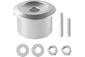 DRZHEAM Super potente imán de tierras raras, imán fuerte de 25000 Gs, Plata para uso comercial, El paquete incluye juego de tornillos de fijación